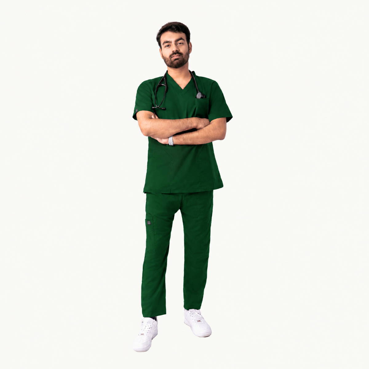 Men's Pen-Pocket Medical Scrub Set