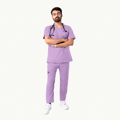 Men's Pen-Pocket Medical Scrub Set