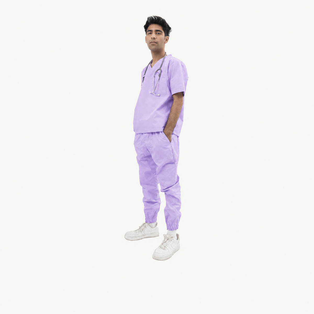 Front Loop Scrub Set