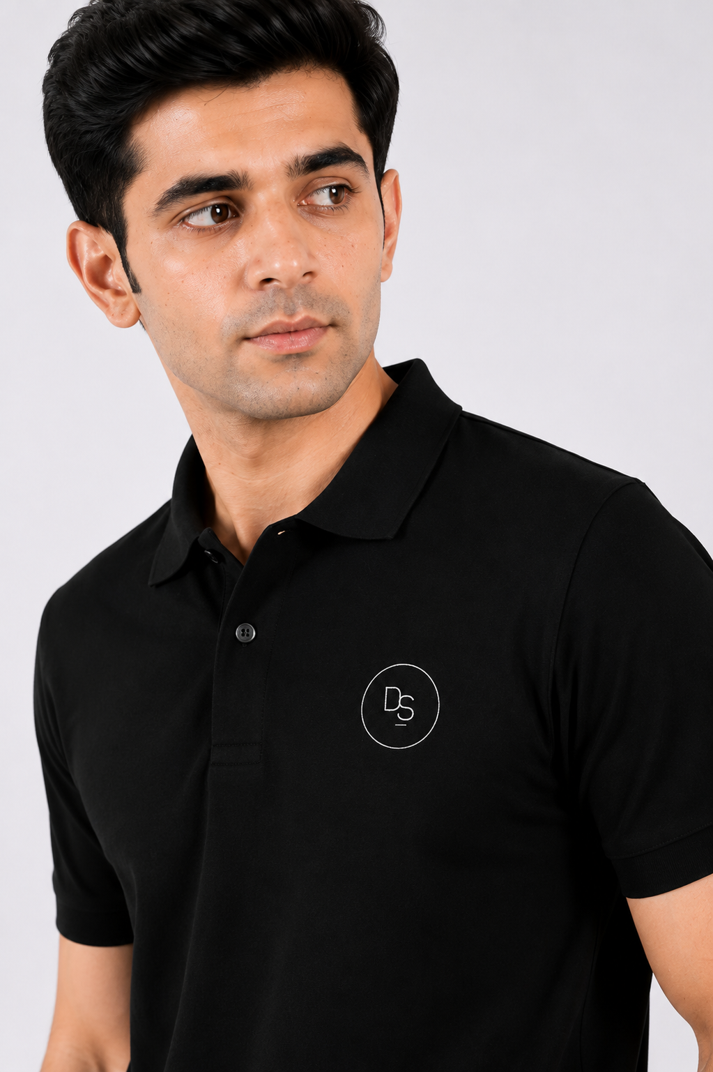 Unisex Polo Shirt - Black - dr.stitchess