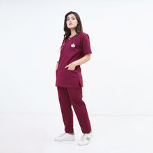 Load image into Gallery viewer, Criss Cross Neck-Line Scrub Set
