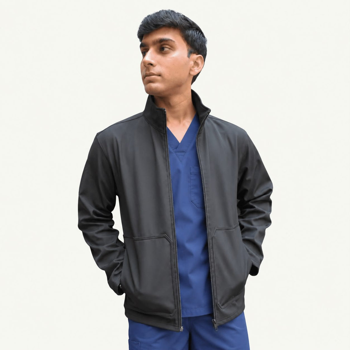 Men’s Premium Softshell Jacket – Black - dr.stitchess