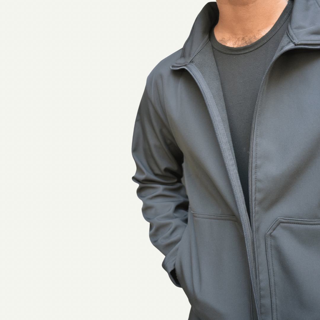 Men’s Premium Softshell Jacket – Black - dr.stitchess