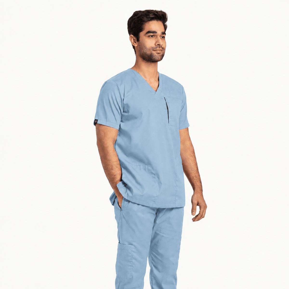 Men's Tri-Pocket Zip Medical Scrub Set - dr.stitchess
