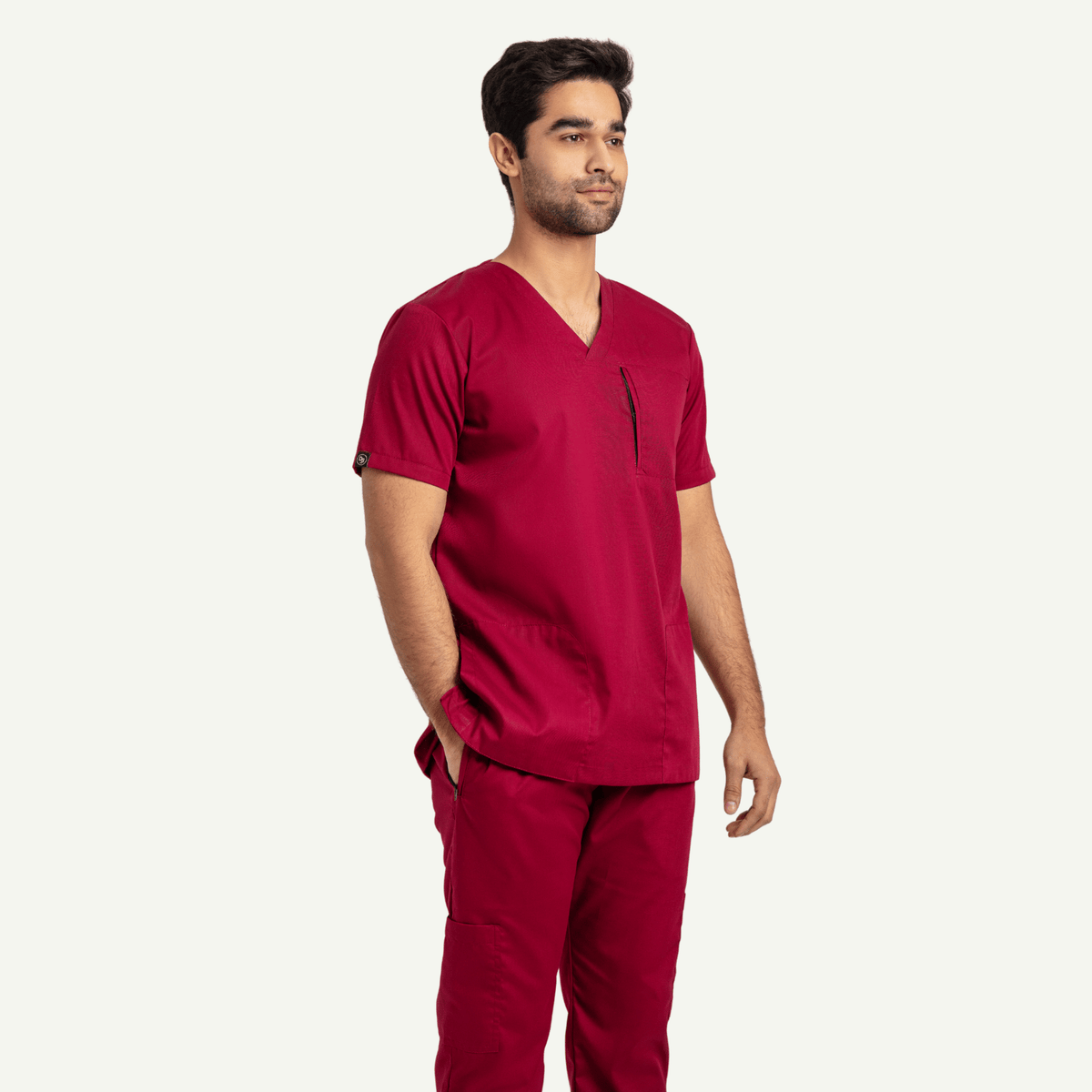 Men's Tri-Pocket Zip Medical Scrub Set - dr.stitchess