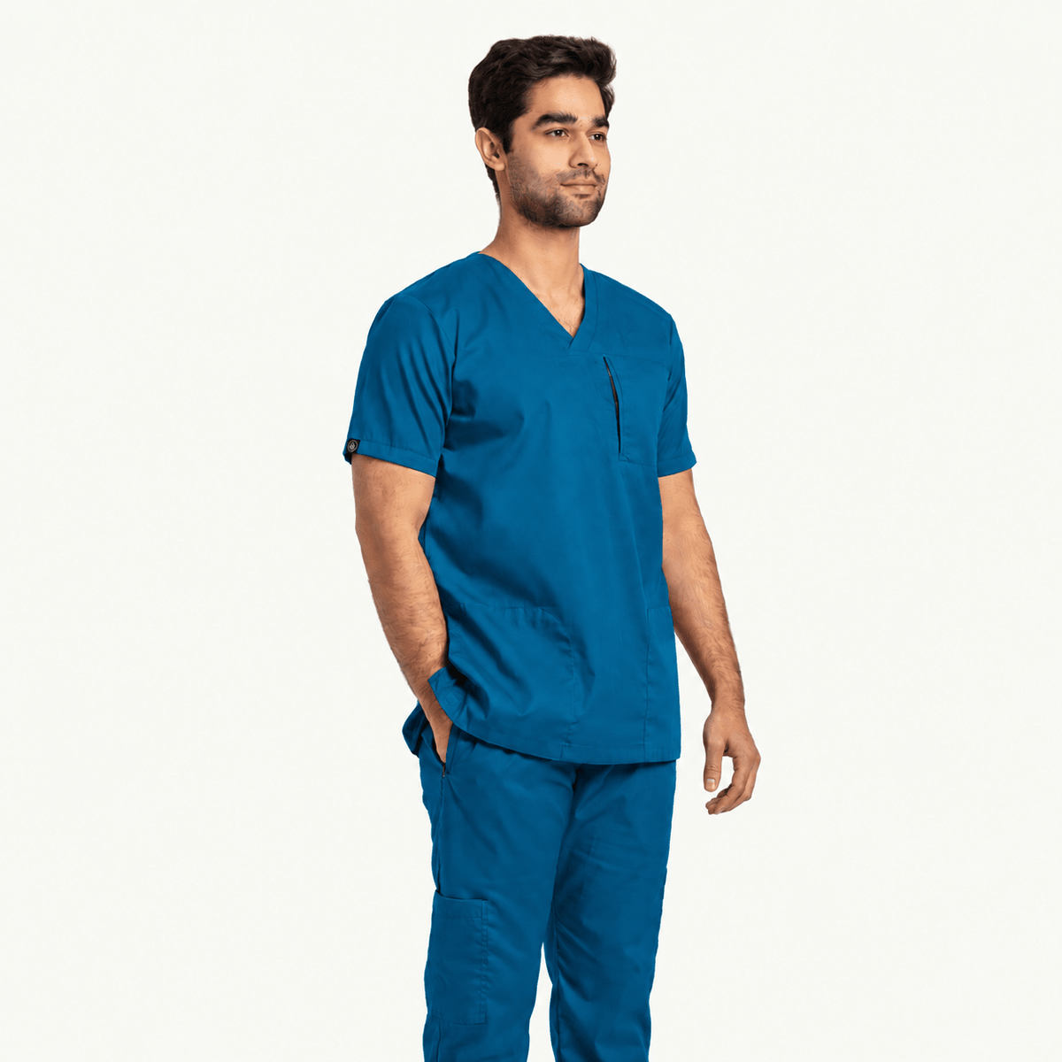 Men's Tri-Pocket Zip Medical Scrub Set - dr.stitchess