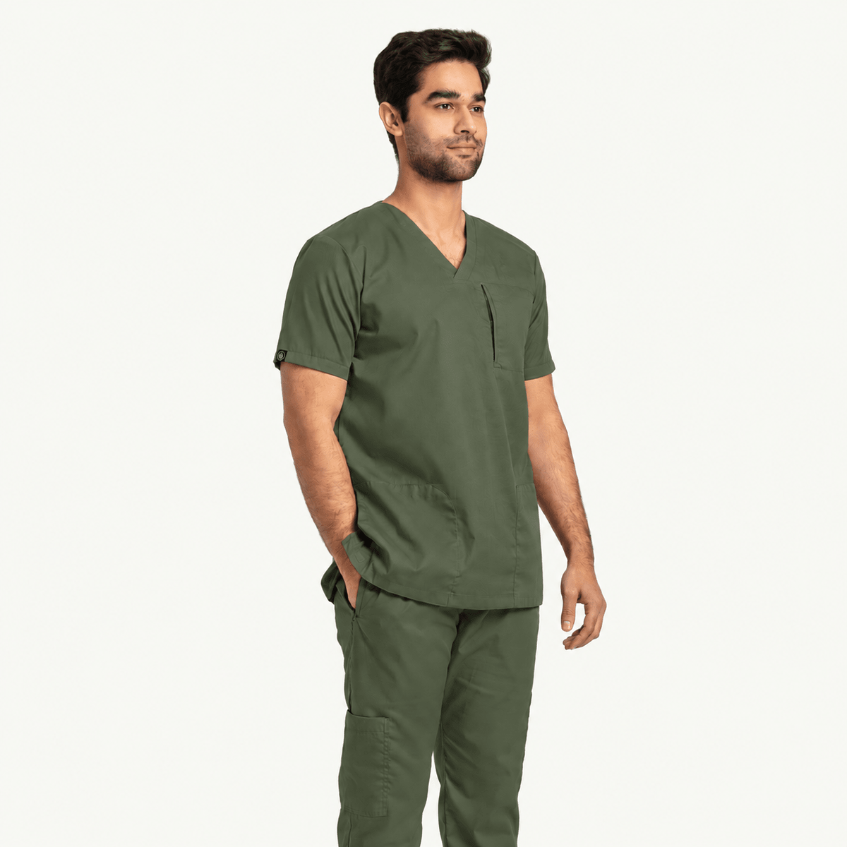 Men's Tri-Pocket Zip Medical Scrub Set - dr.stitchess