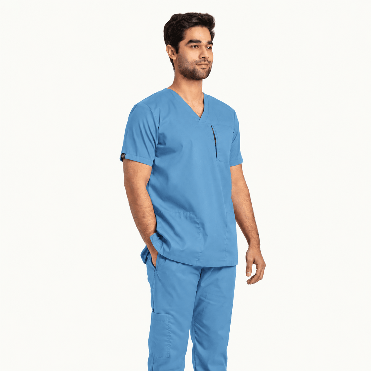Men's Tri-Pocket Zip Medical Scrub Set - dr.stitchess
