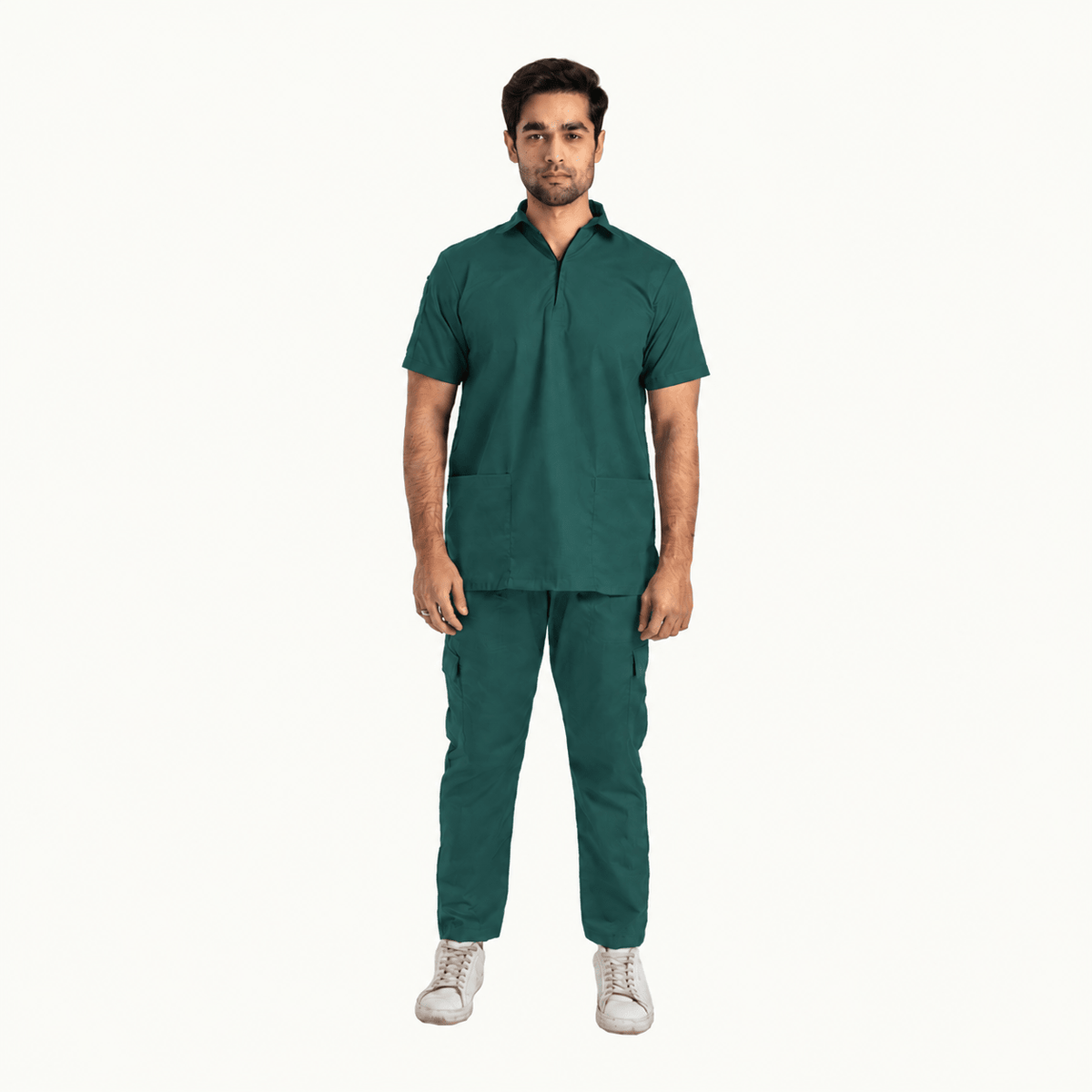 Men's Zip Collar Medical Scrub Set - dr.stitchess