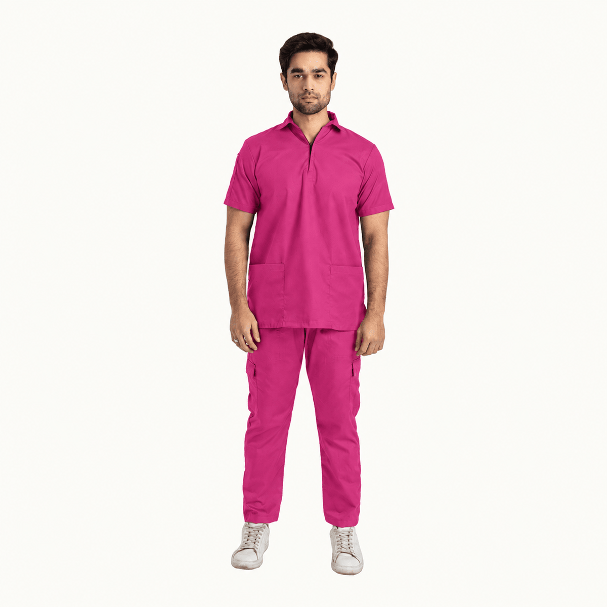 Men's Zip Collar Medical Scrub Set - dr.stitchess