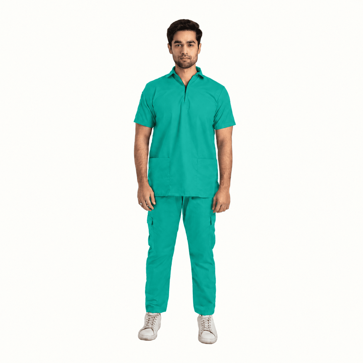 Men's Zip Collar Medical Scrub Set - dr.stitchess