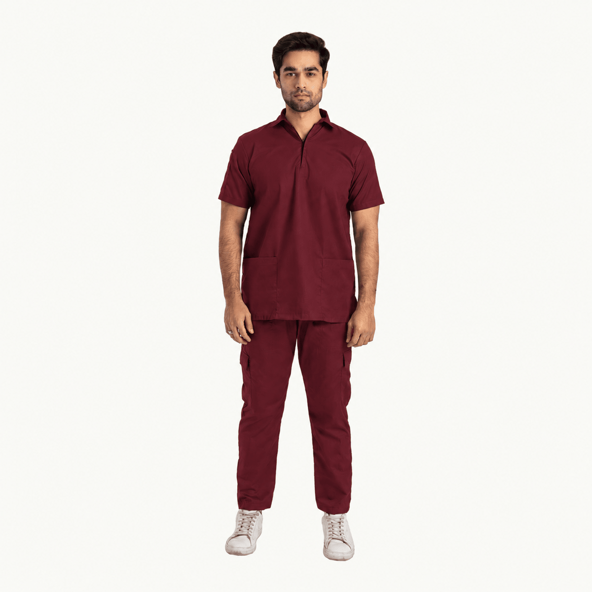 Men's Zip Collar Medical Scrub Set - dr.stitchess