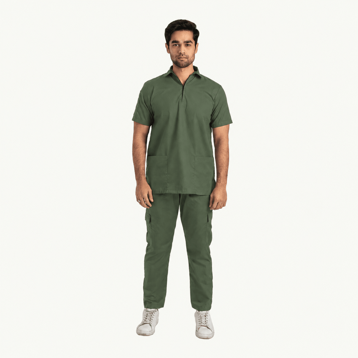 Men's Zip Collar Medical Scrub Set - dr.stitchess