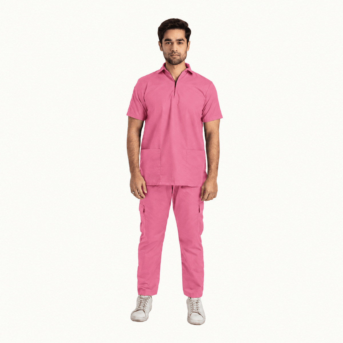 Men's Zip Collar Medical Scrub Set - dr.stitchess