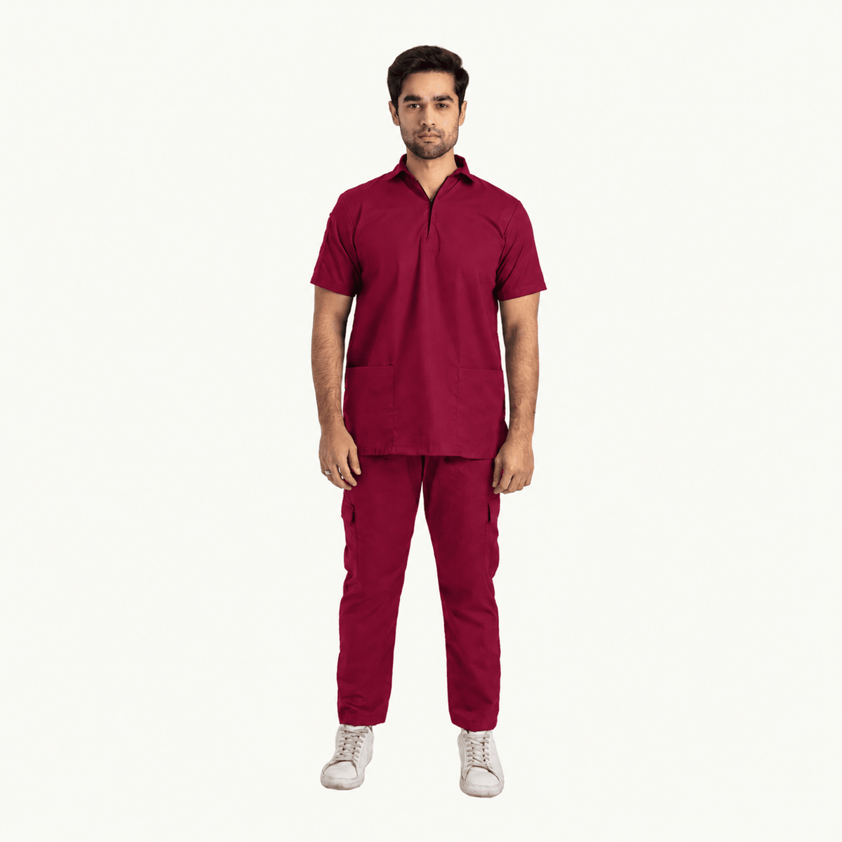 Men's Zip Collar Medical Scrub Set - dr.stitchess