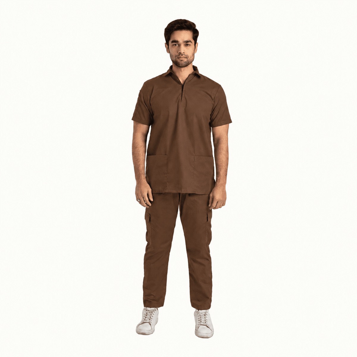 Men's Zip Collar Medical Scrub Set - dr.stitchess
