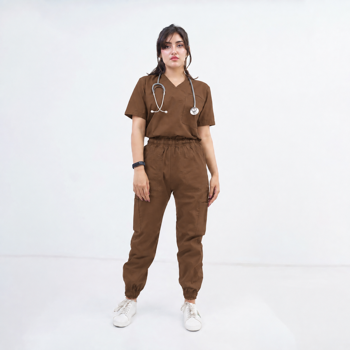 Women's Two-Pocket Medical Scrub Set