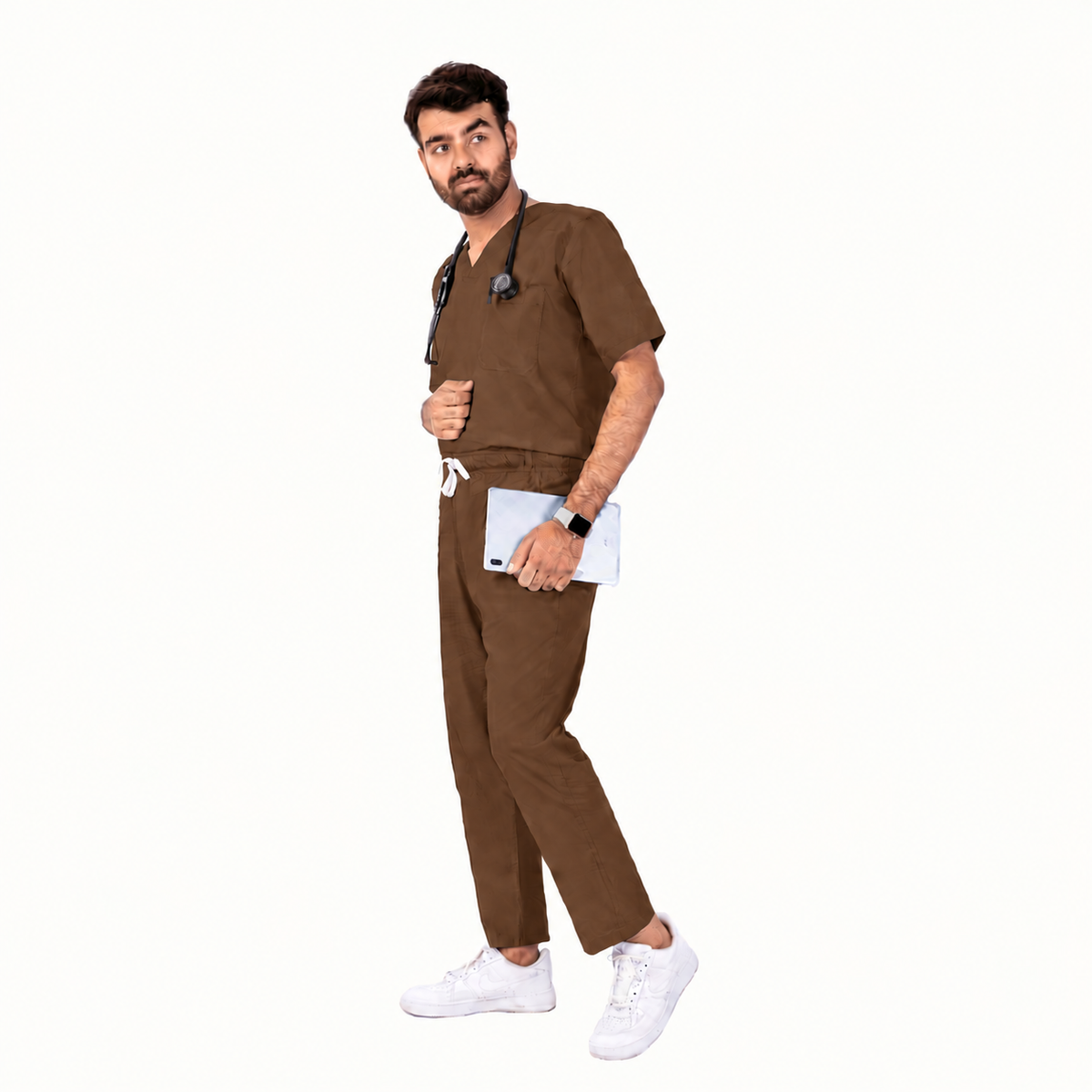 Men's Classic One-Pocket Medical Scrub Set