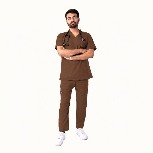 Men's Pen-Pocket Medical Scrub Set