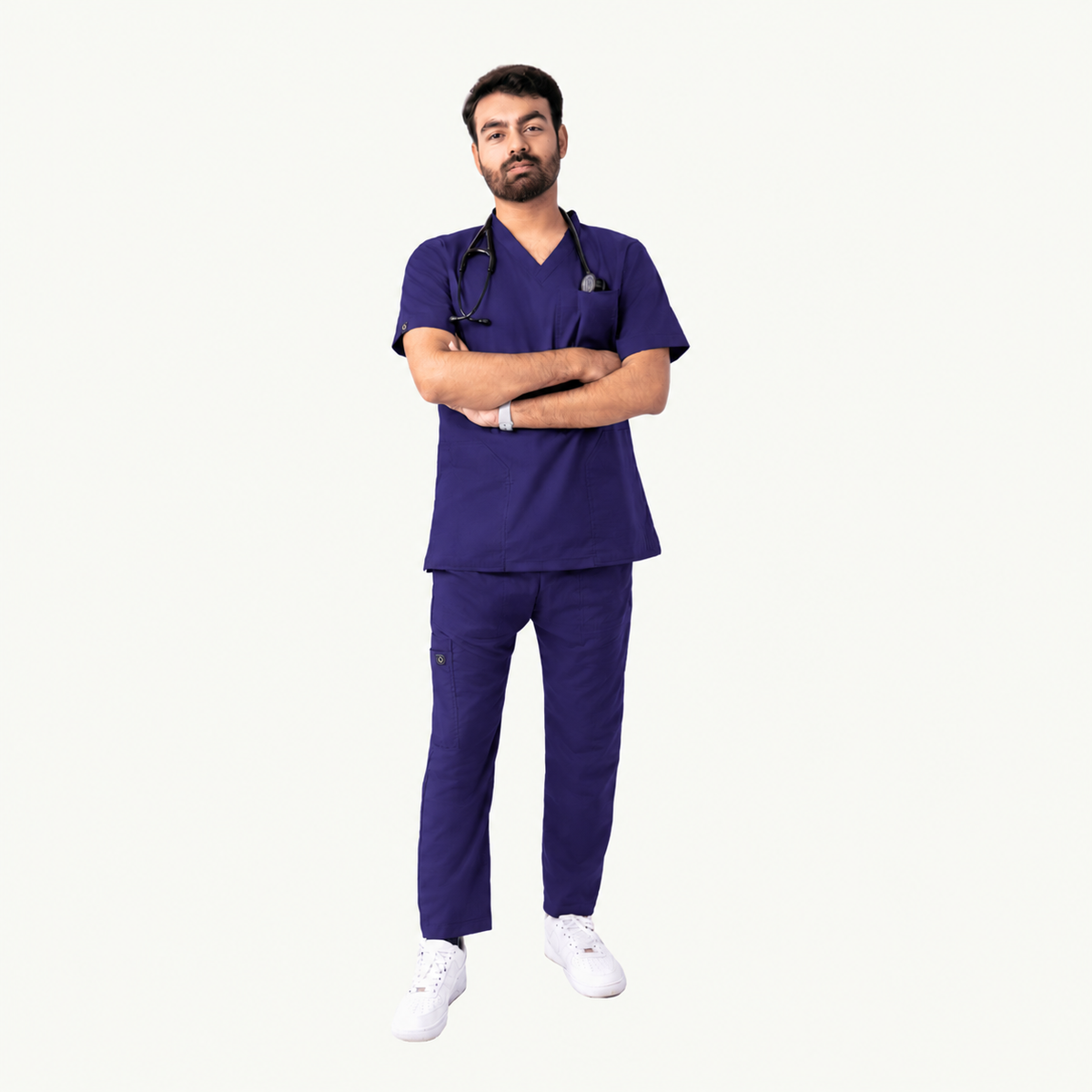 Men's Pen-Pocket Medical Scrub Set