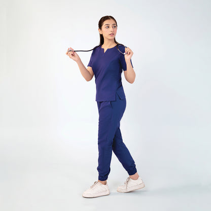 Round Neckline Scrub Set