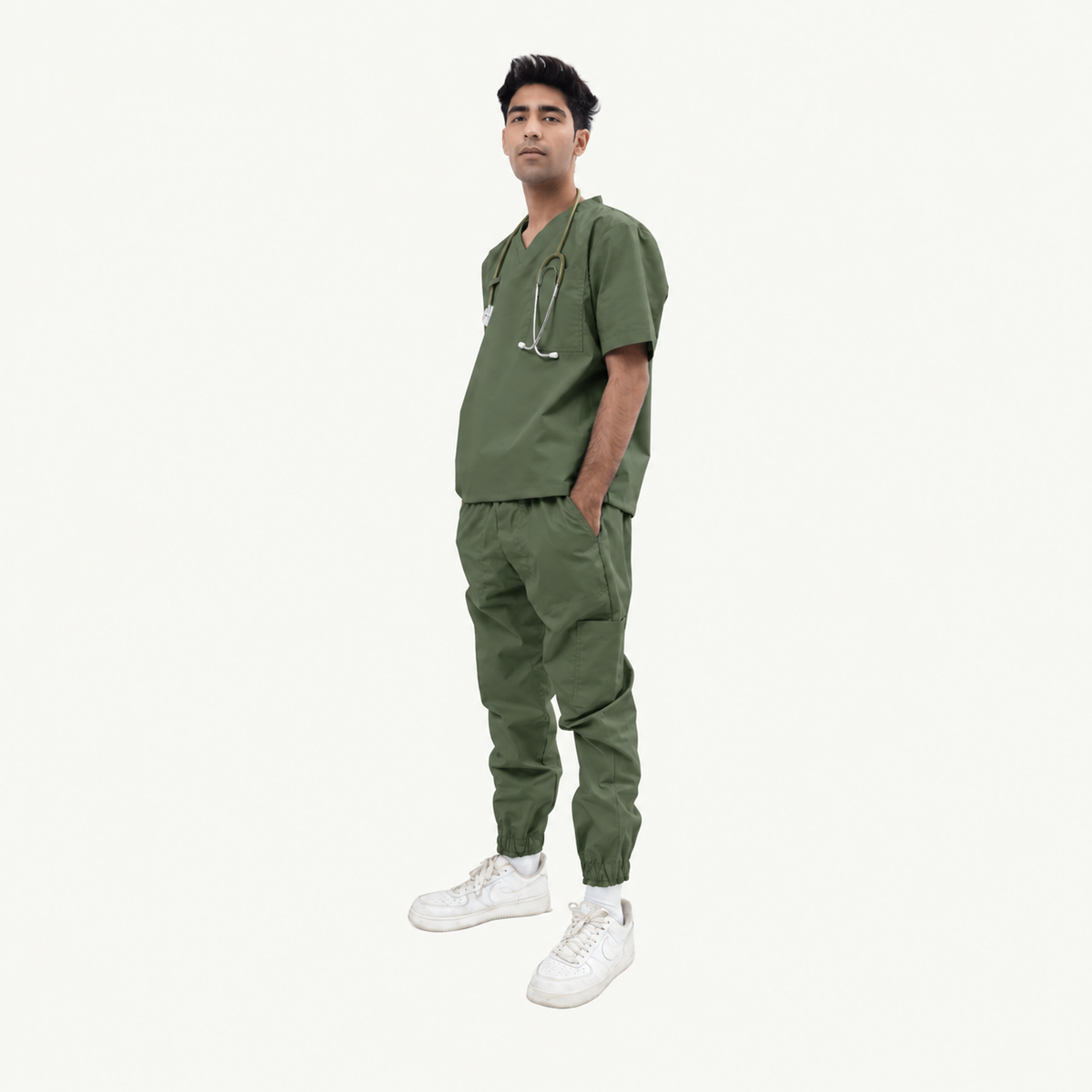 Front Loop Scrub Set