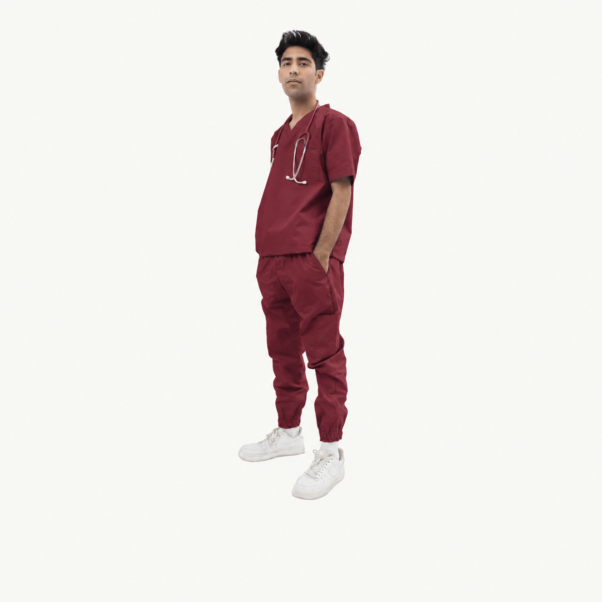 Front Loop Scrub Set