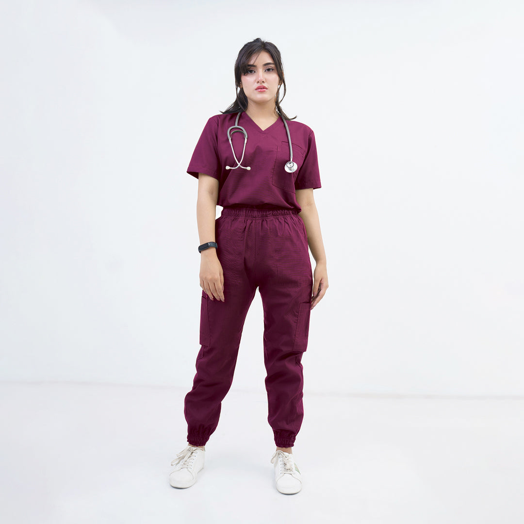Women's Two-Pocket Medical Scrub Set