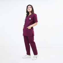 Load image into Gallery viewer, Criss Cross Neck-Line Scrub Set
