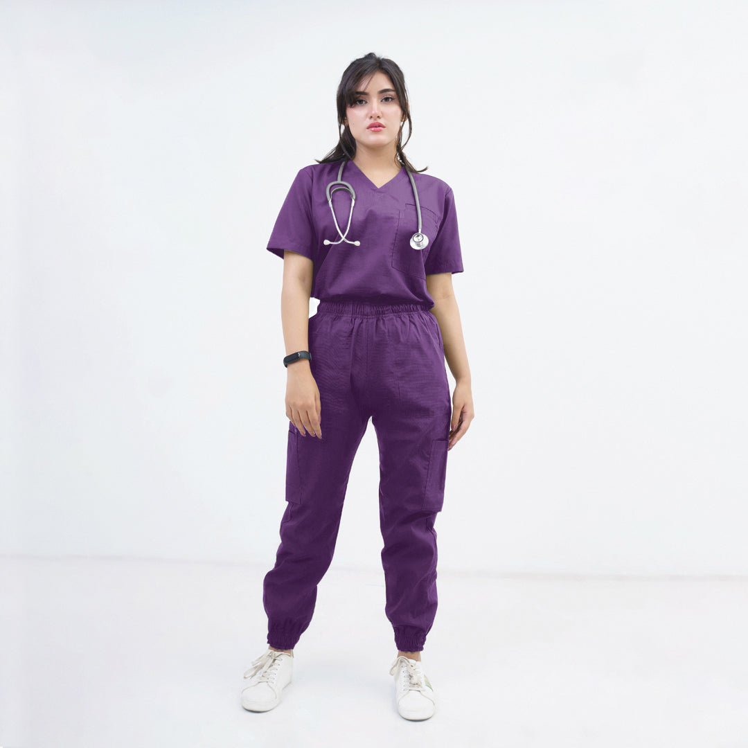 Women's Two-Pocket Medical Scrub Set
