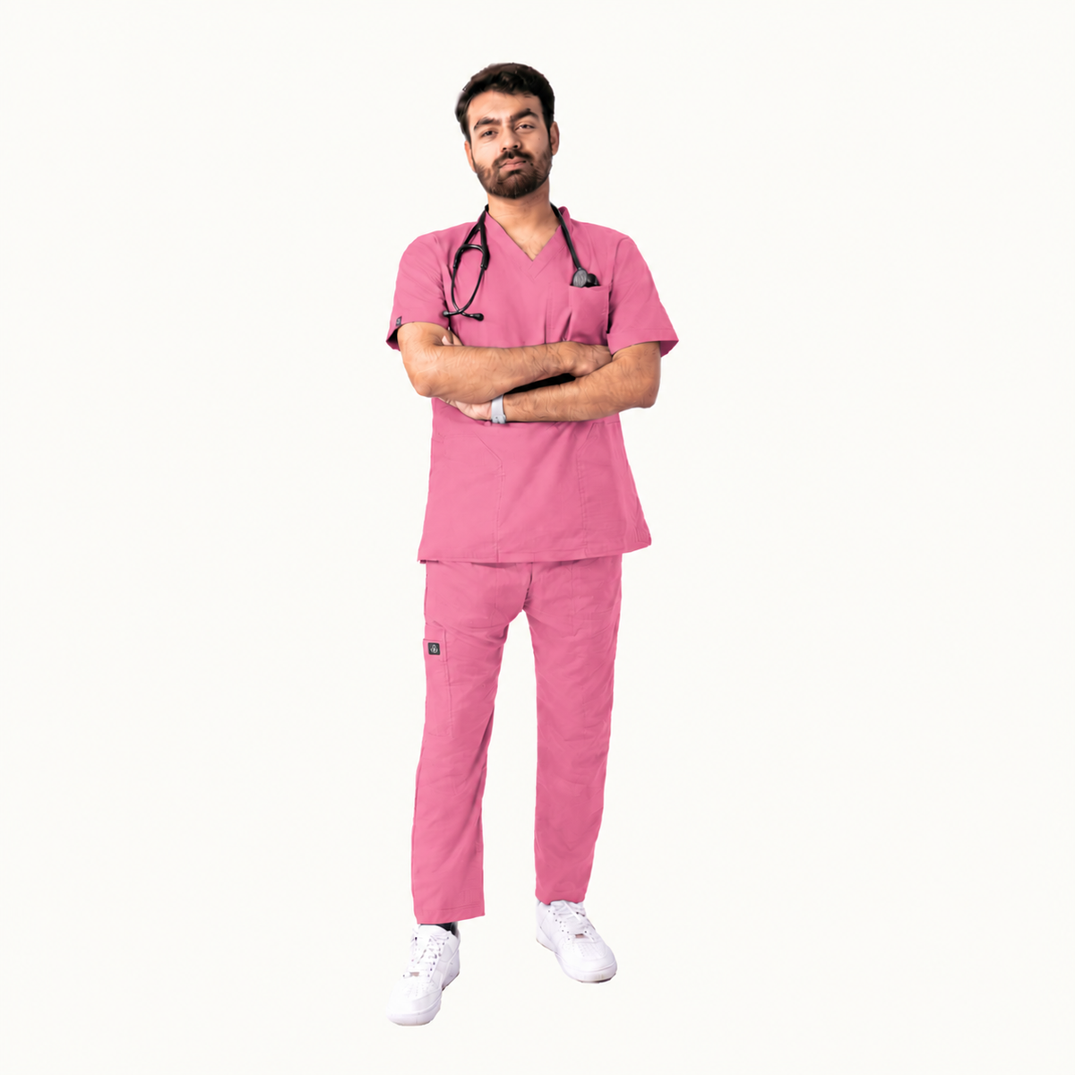 Men's Pen-Pocket Medical Scrub Set
