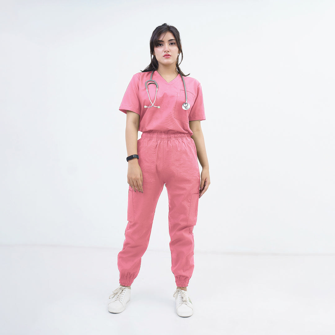 Women's Two-Pocket Medical Scrub Set