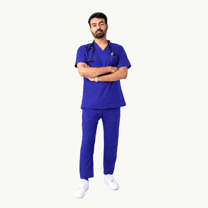 Men's Pen-Pocket Medical Scrub Set