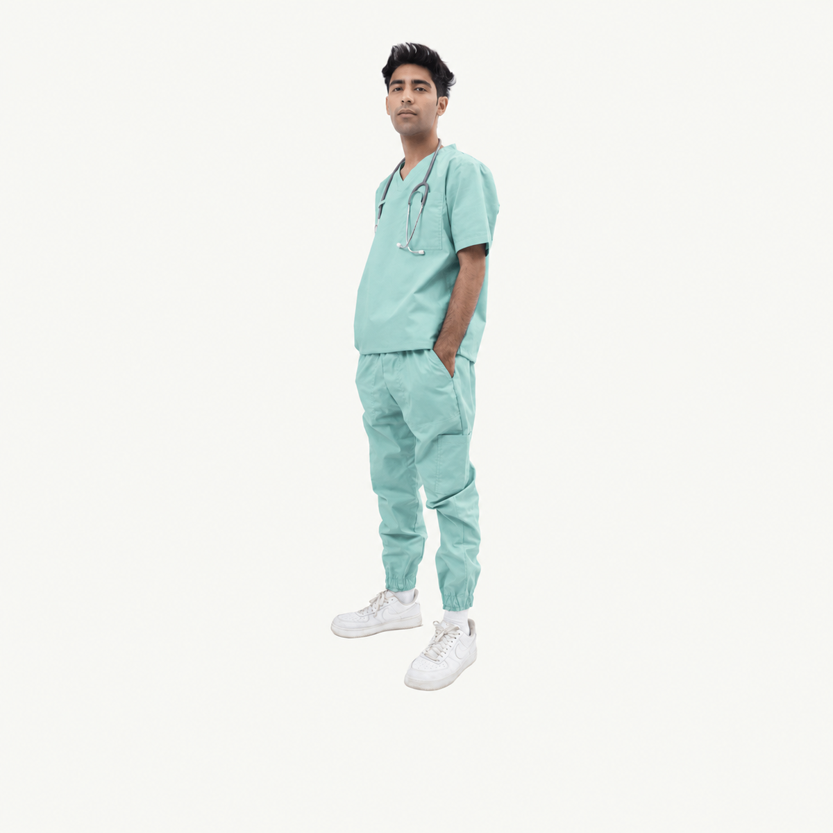 Front Loop Scrub Set