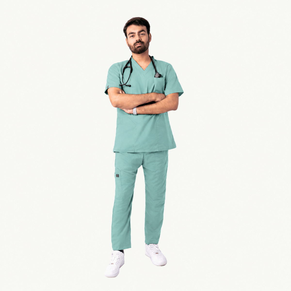 Men's Pen-Pocket Medical Scrub Set