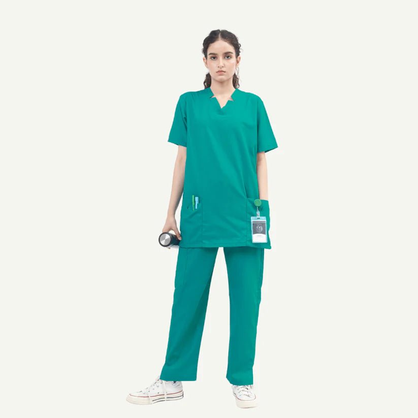 V - Cut Neckline Scrub Shirt - dr.stitchess