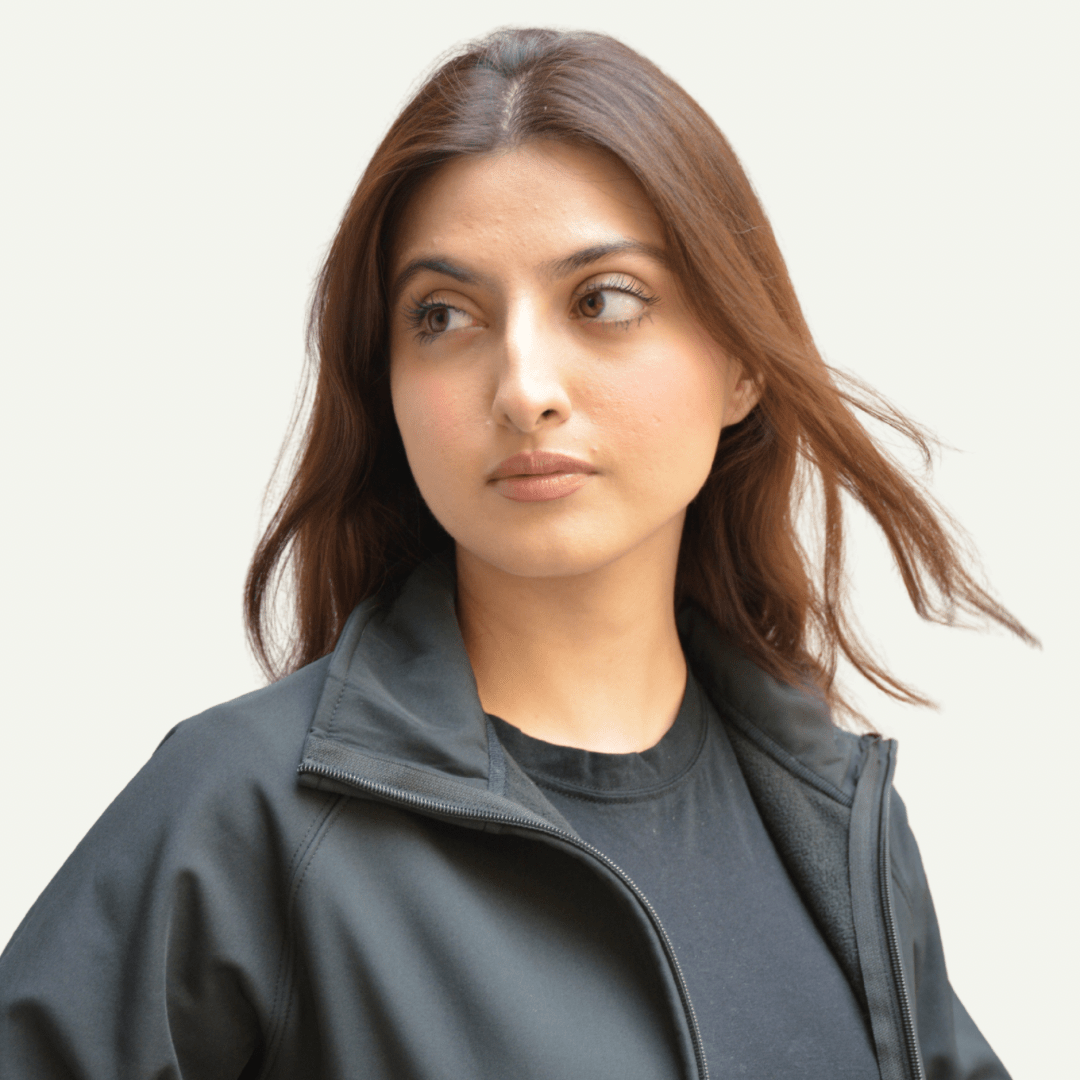 Women’s Premium Softshell Jacket – Black - dr.stitchess