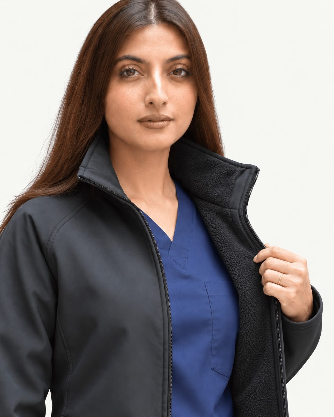 Women’s Premium Softshell Jacket – Black - dr.stitchess