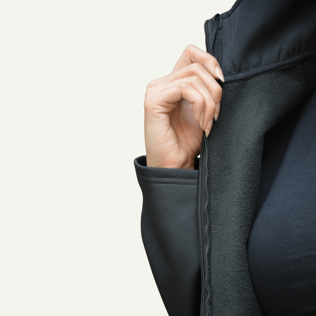 Women’s Premium Softshell Jacket – Black - dr.stitchess