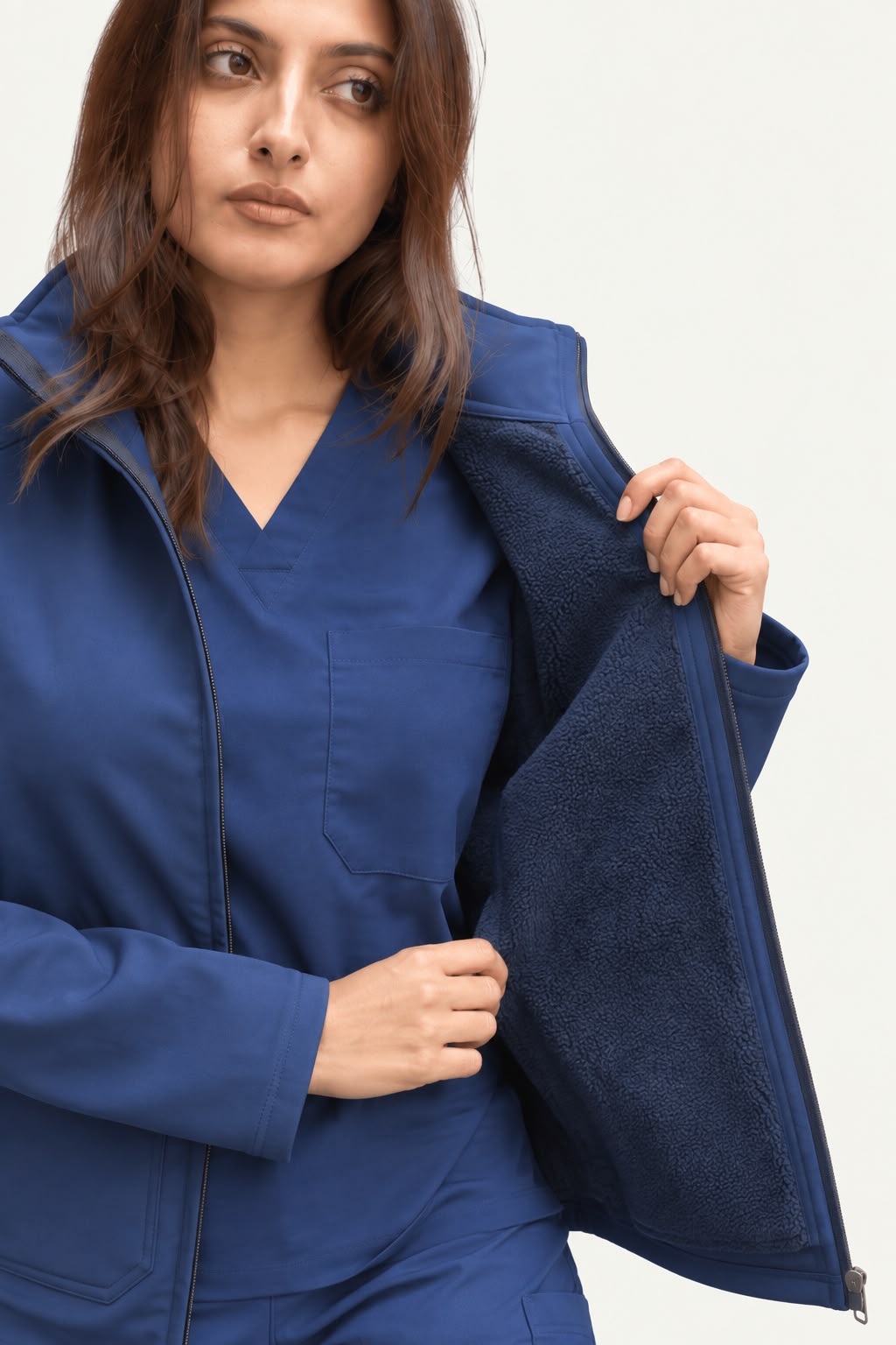 Women’s Premium Softshell Jacket – Blue - dr.stitchess