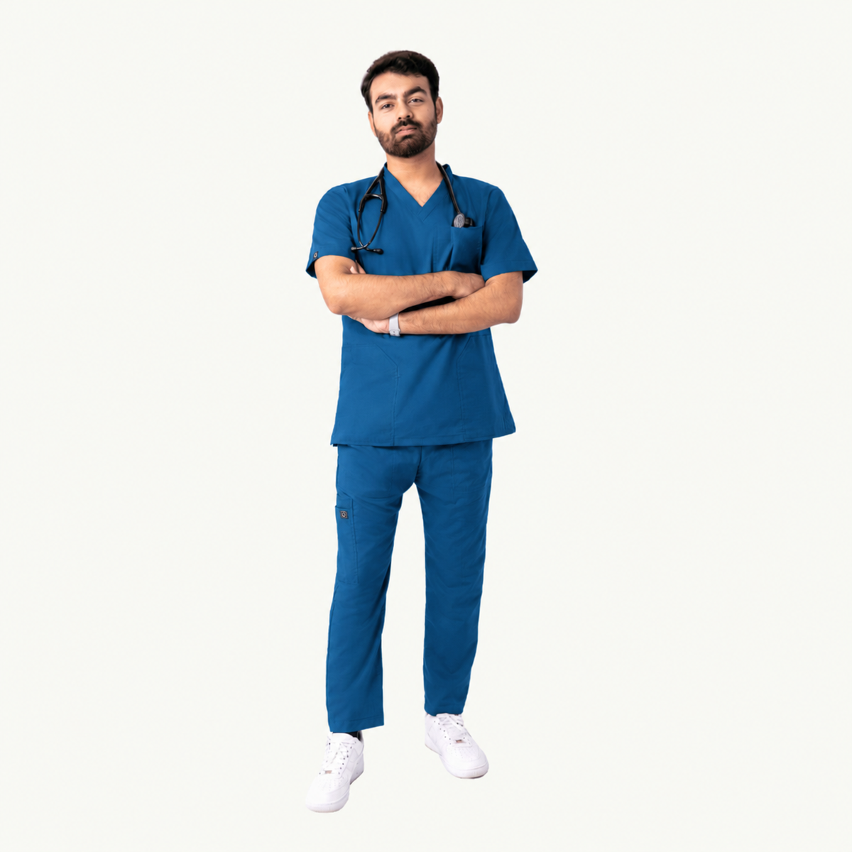 Men's Pen-Pocket Medical Scrub Set