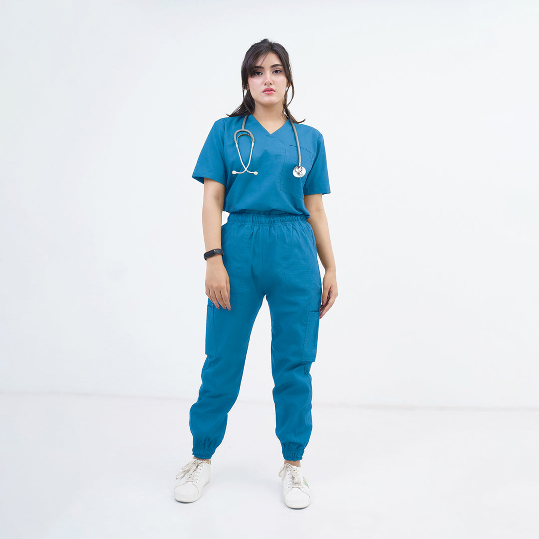 Women's Two-Pocket Medical Scrub Set